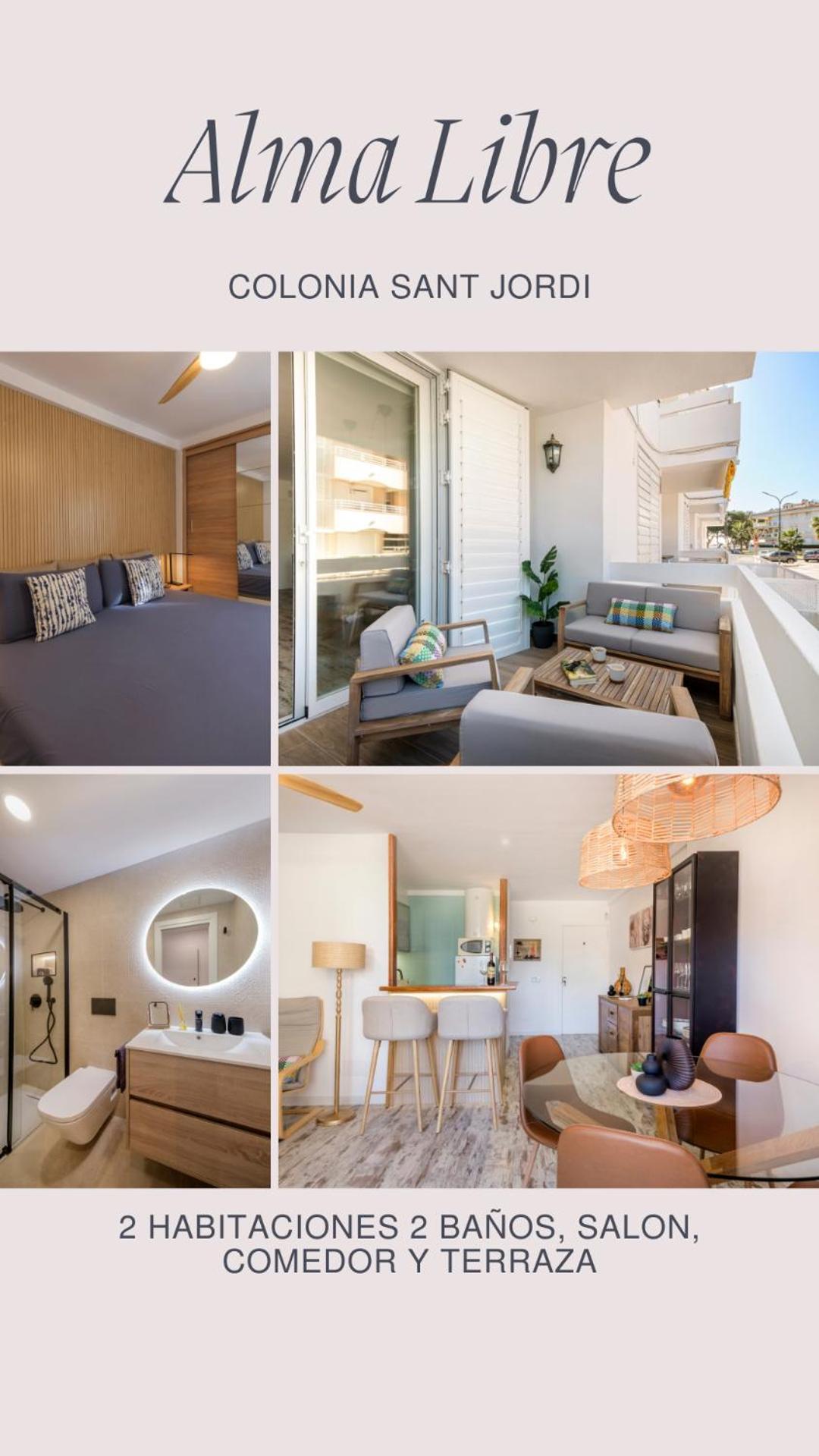 Alma Libre Beach Apartment Colonia de Sant Jordi Εξωτερικό φωτογραφία